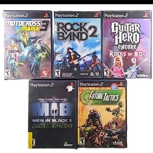 Tested* Lot of 5 - Sony PlayStation 2 (PS2) Games - 4/5 Excellent CIB